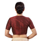 Sleek Handloom Striped Silk Blouse: Shimmering Elegance
