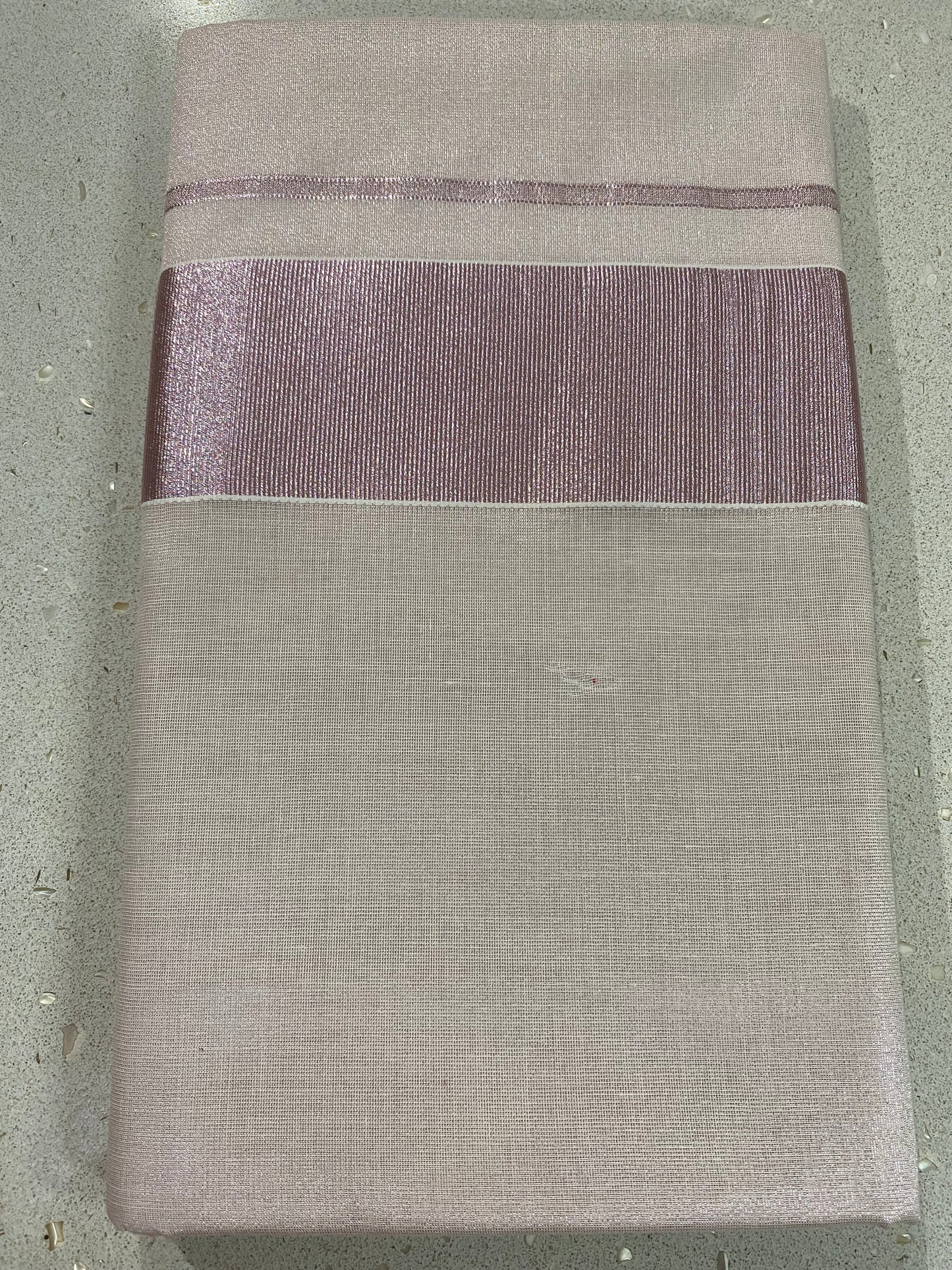 Rose Copper Tissue Set Saree | Onam Saree