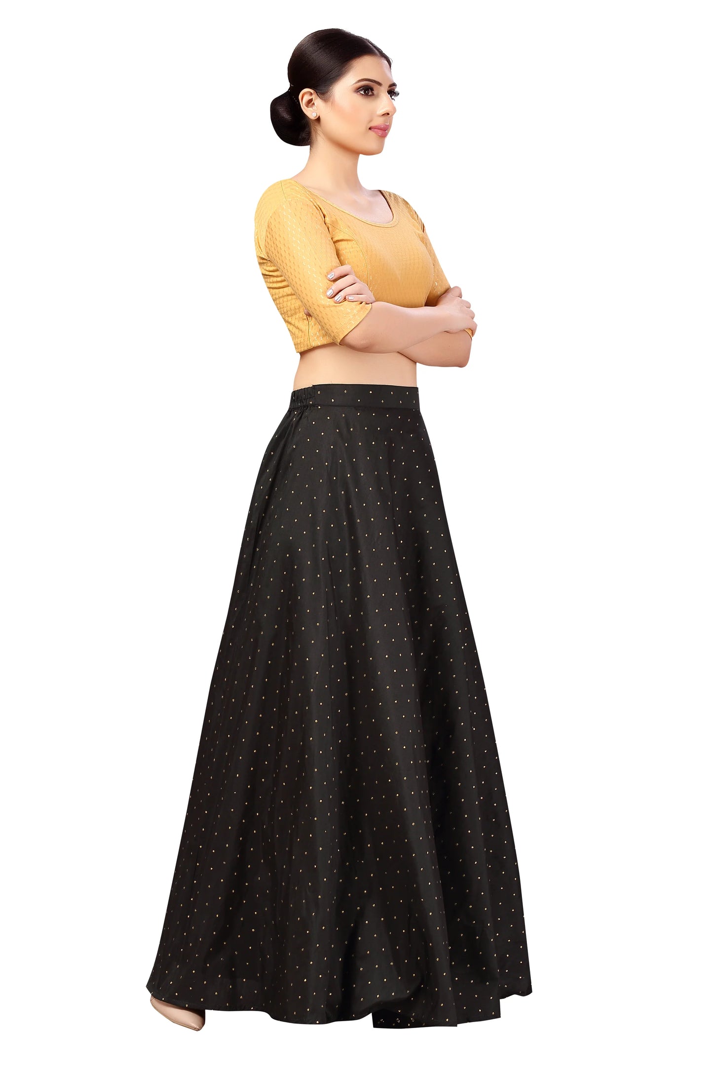 Lehenga Skirt Black