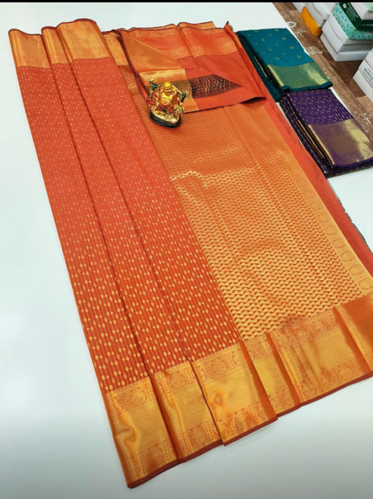 Kanchi Fancy Semi Silk Saree
