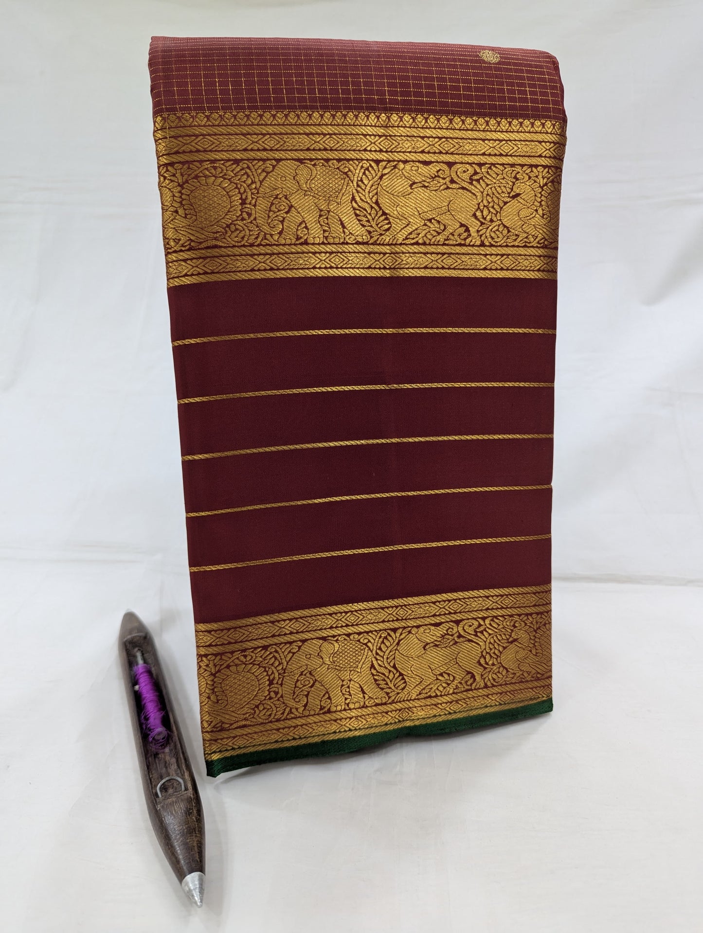 Pure Kanchipuram Silk Saree | 1G Zari | Silk Mark Certified