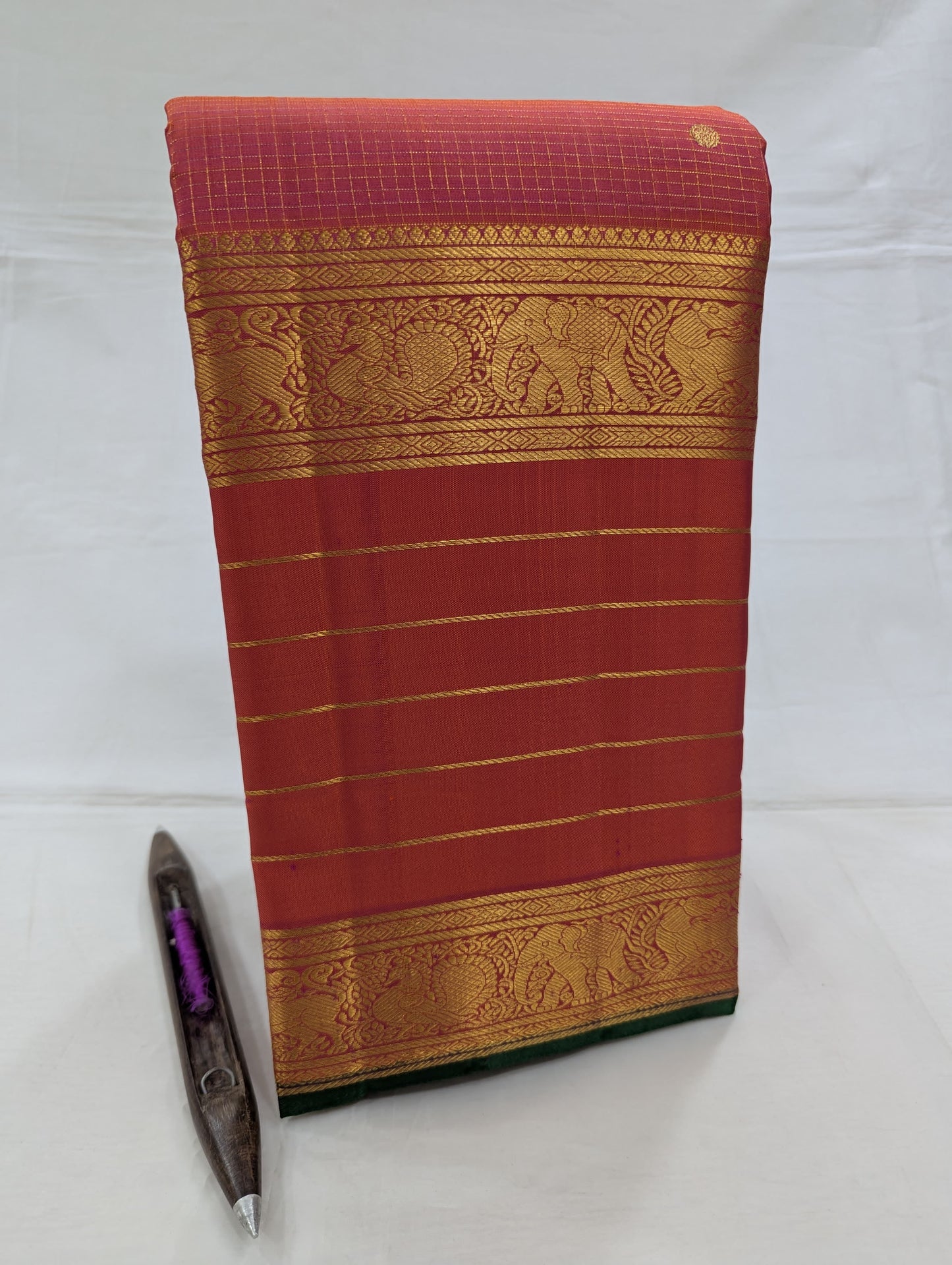 Pure Kanchipuram Silk Saree | 1G Zari | Silk Mark Certified