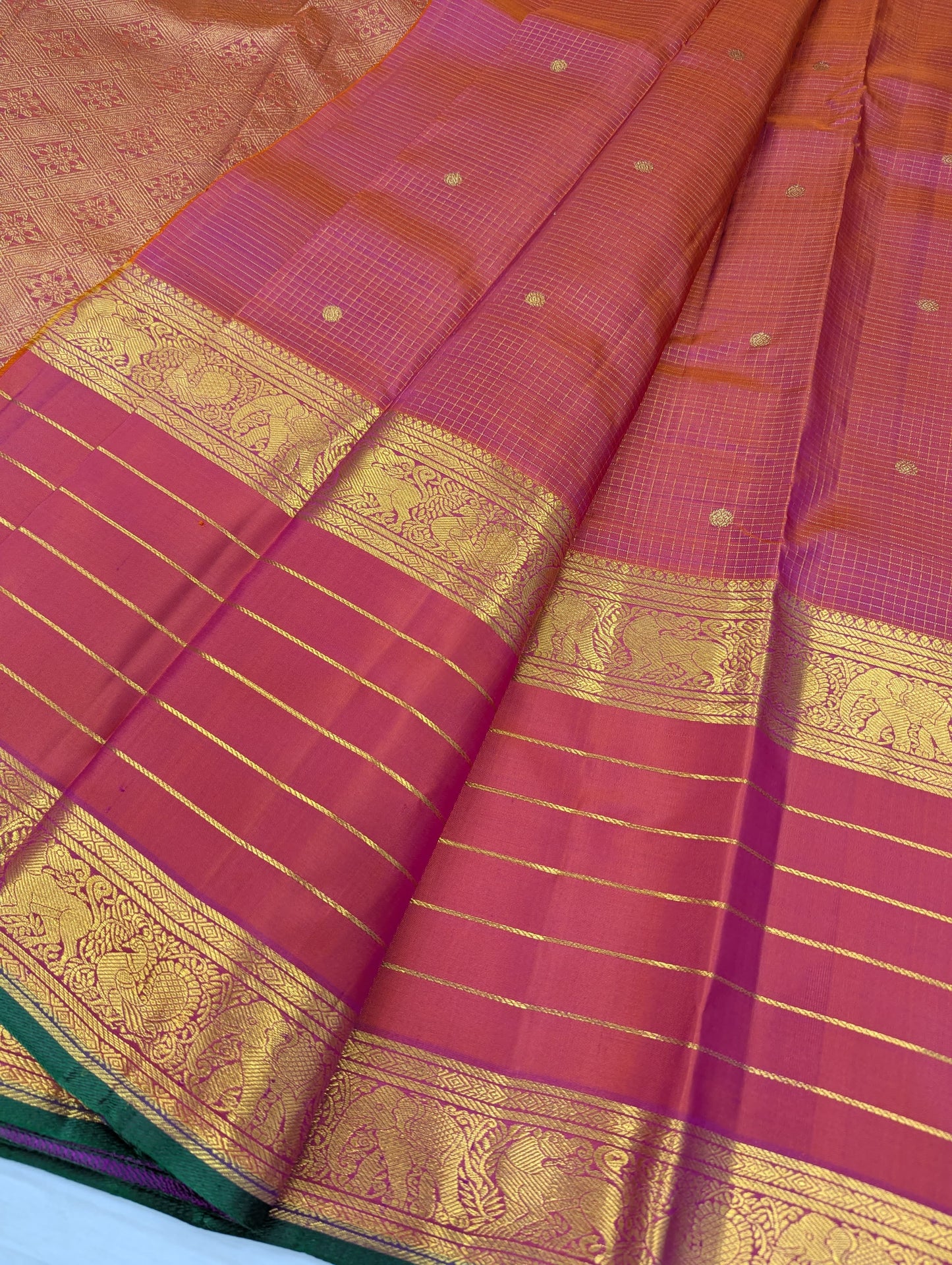Pure Kanchipuram Silk Saree | 1G Zari | Silk Mark Certified