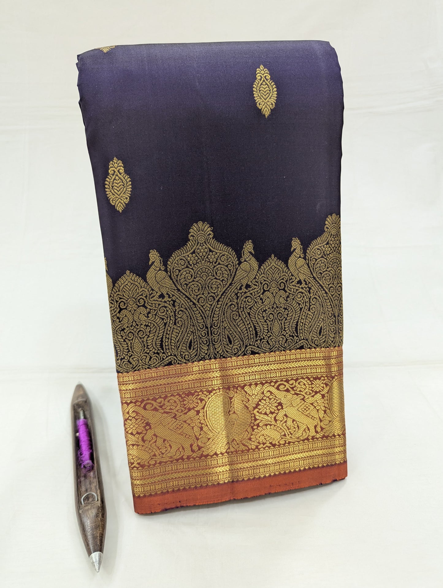 Pure Kanchipuram Silk Saree | 1G Zari | Silk Mark Certified