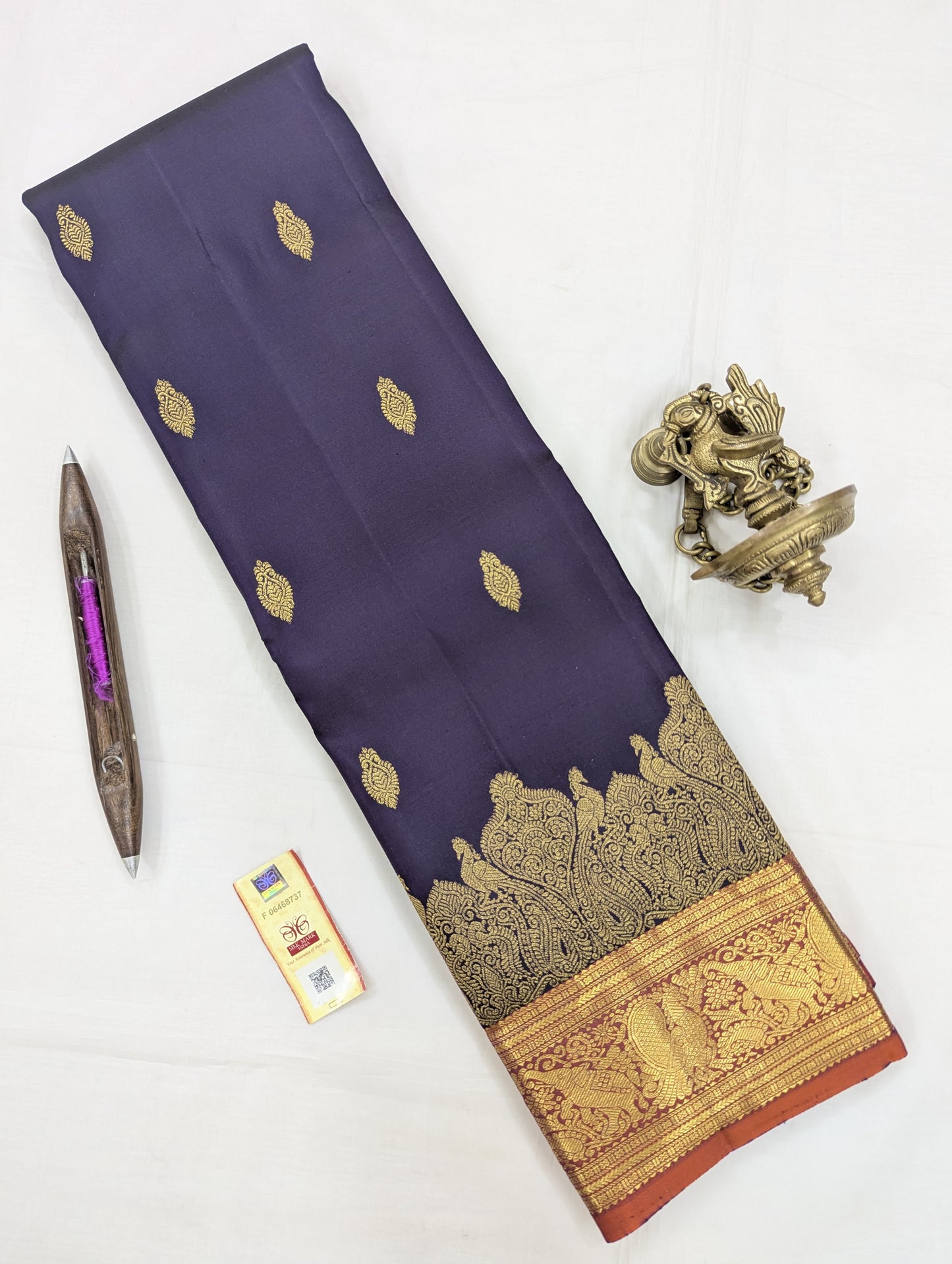 Pure Kanchipuram Silk Saree | 1G Zari | Silk Mark Certified
