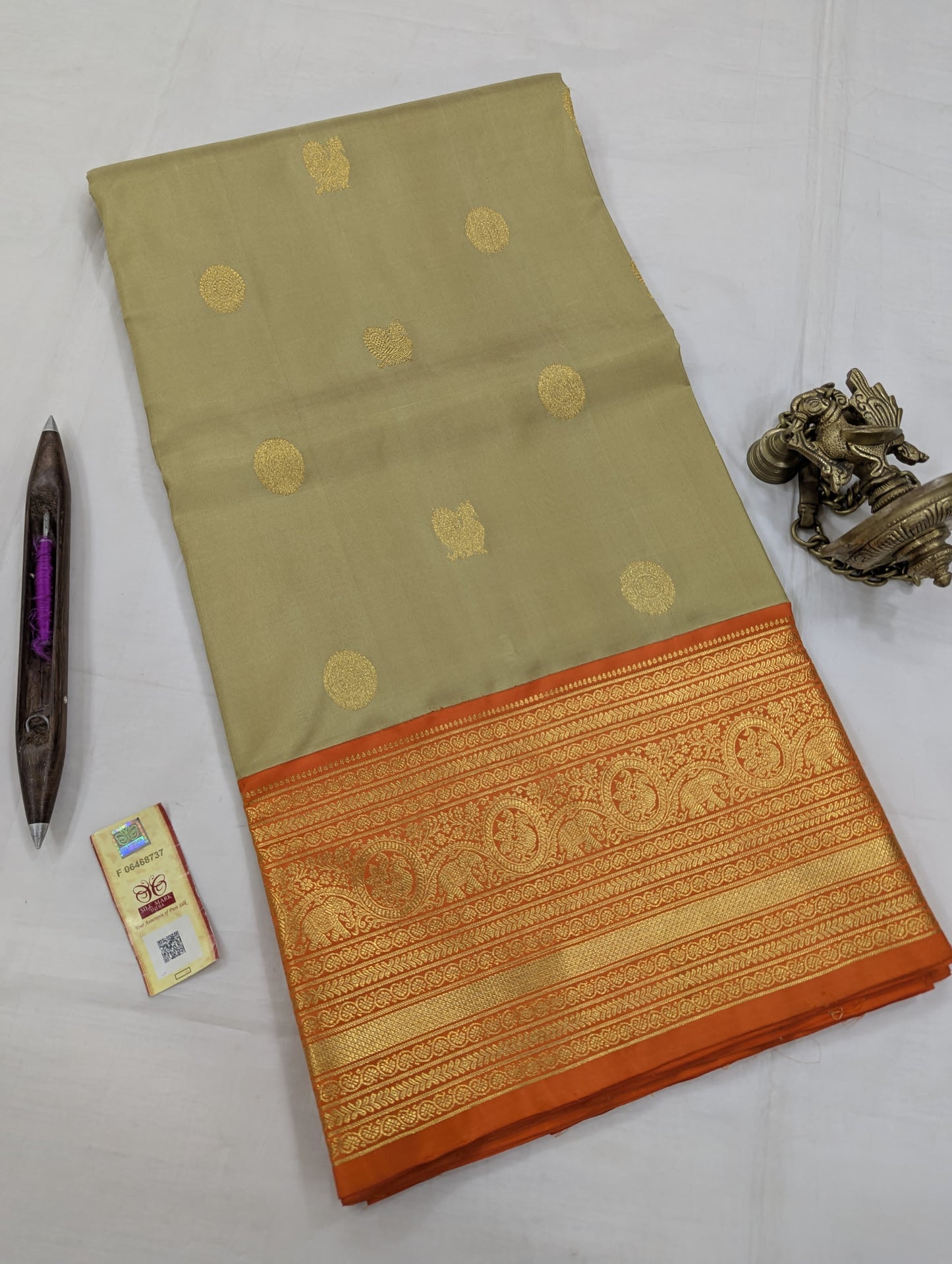 Pure Kanchipuram Silk Saree | 1G Zari | Silk Mark Certified