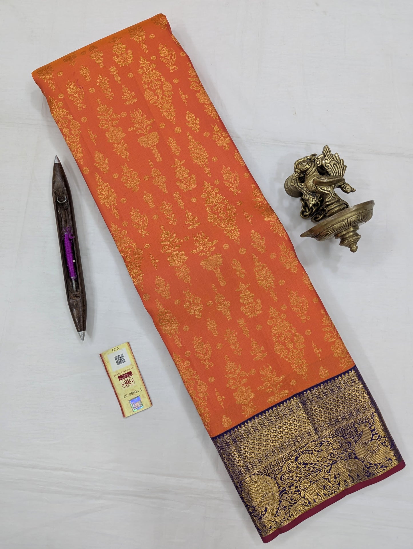 Pure Kanchipuram Silk Saree | 1G Zari | Silk Mark Certified