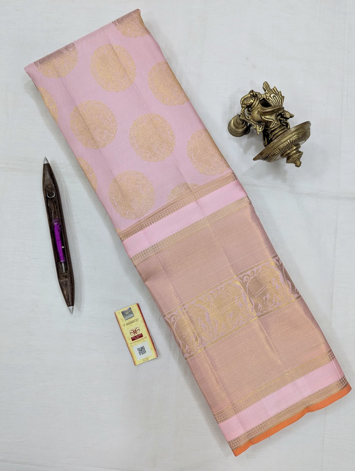 Pure Kanchipuram Silk Saree | 1G Zari | Silk Mark Certified