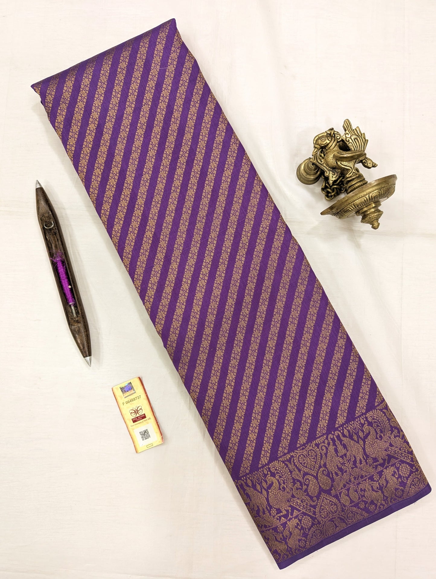 Pure Kanchipuram Silk Saree | 1G Zari | Silk Mark Certified