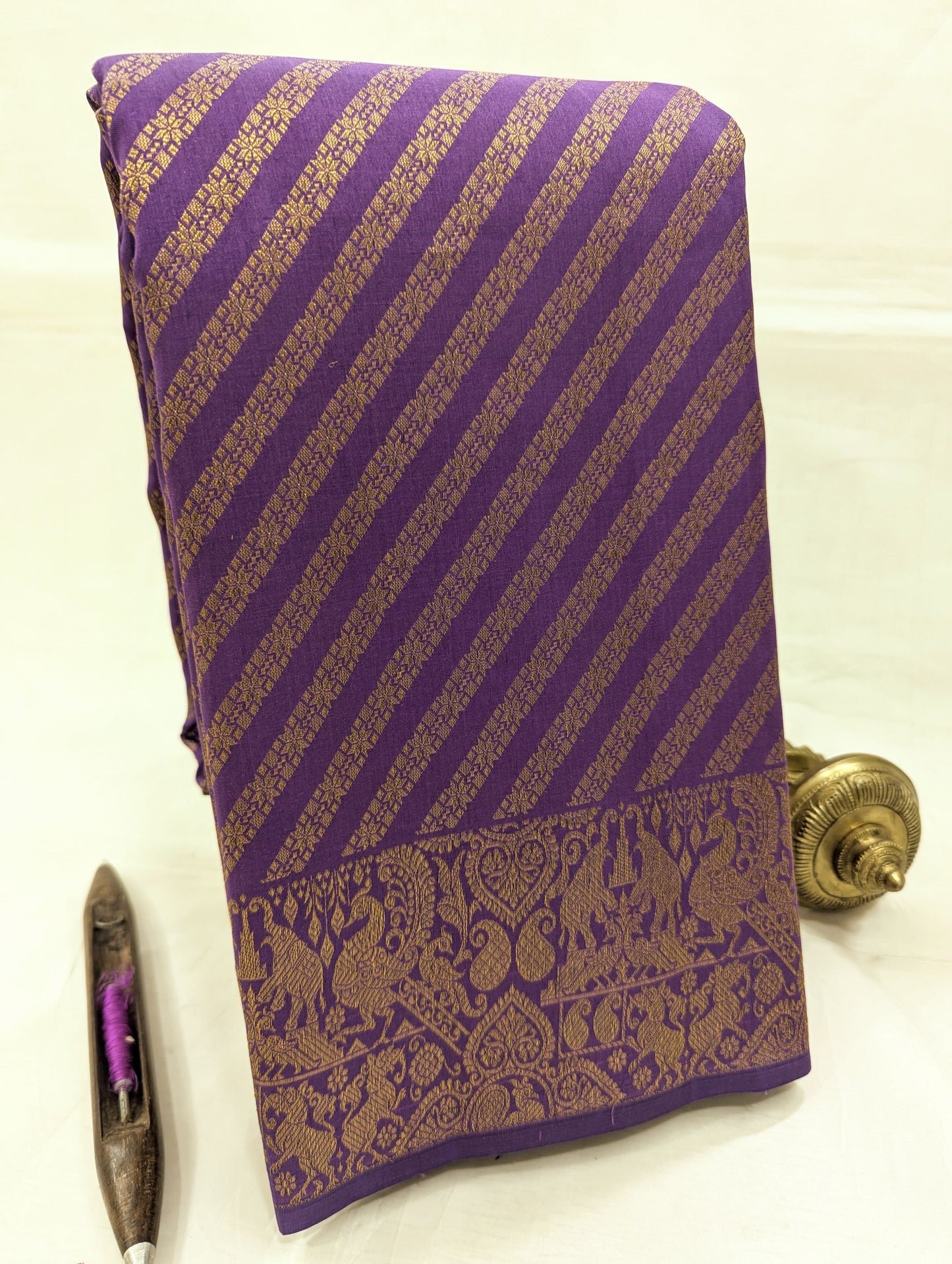 Pure Kanchipuram Silk Saree | 1G Zari | Silk Mark Certified