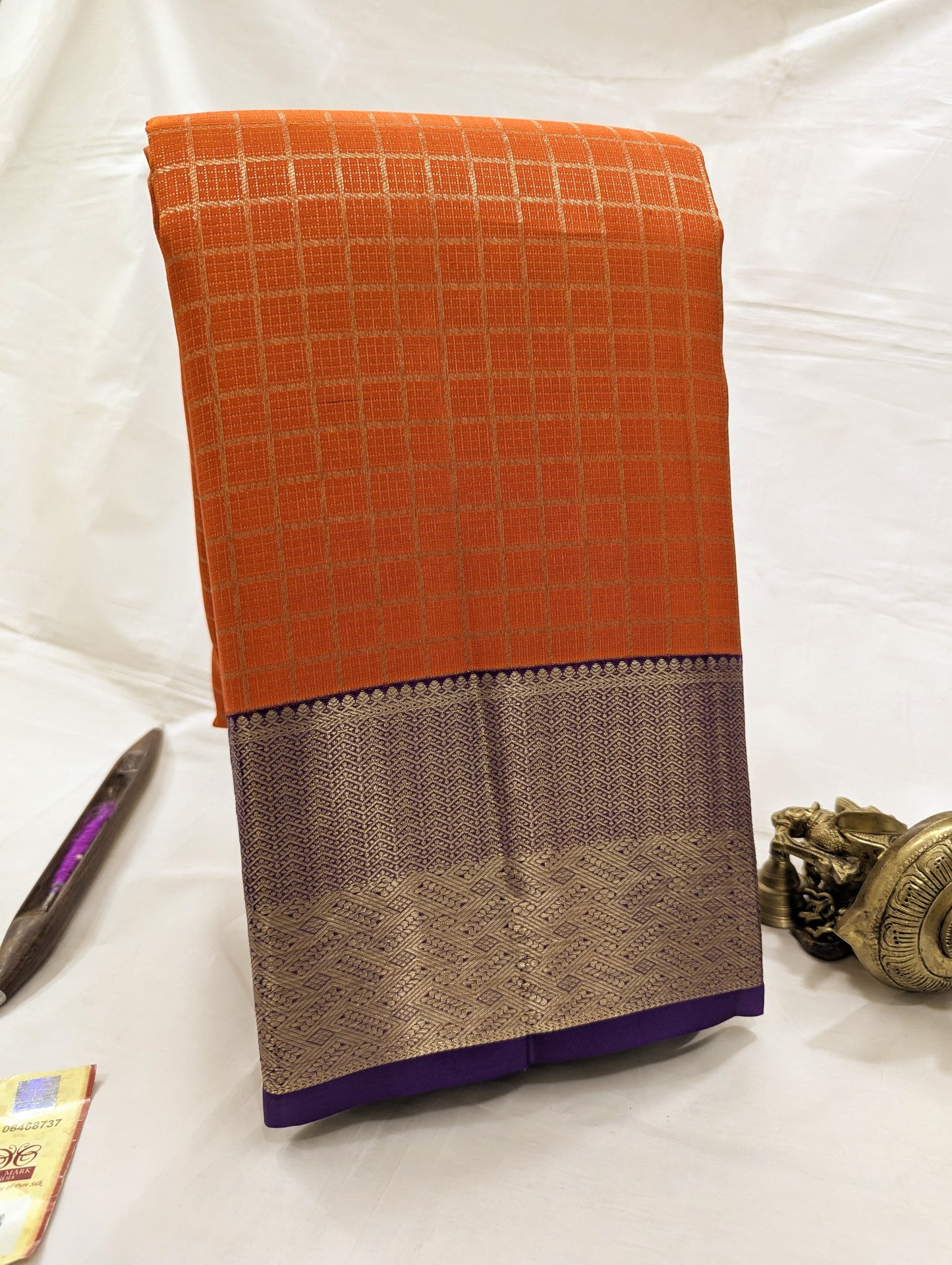 Pure Kanchipuram Silk Saree | 1G Zari | Silk Mark Certified