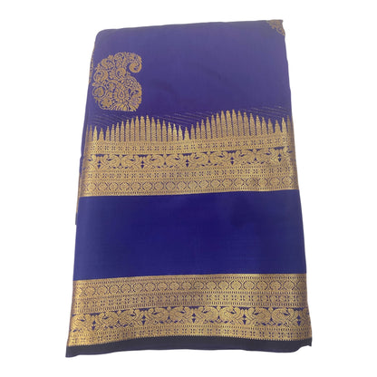 Kanchi Fancy Semi Silk Saree | Royal Blue Saree
