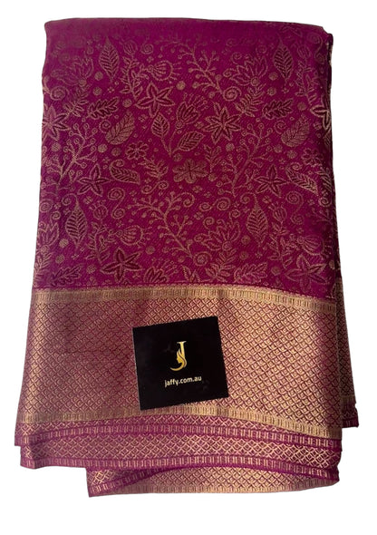 Handloom Pure Mysore Silk Saree