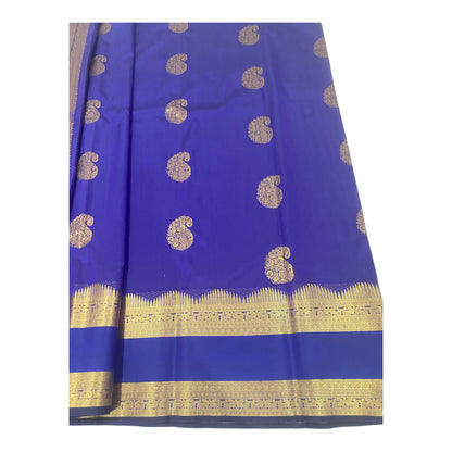 Kanchi Fancy Semi Silk Saree | Royal Blue Saree