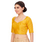 Banarasi Brocade Festive Blouse-yellow
