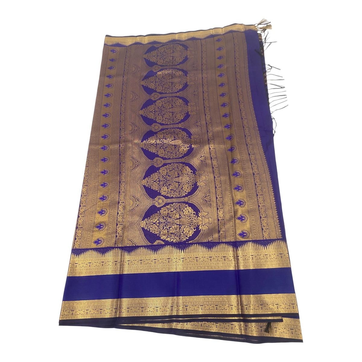 Kanchi Fancy Semi Silk Saree | Royal Blue Saree