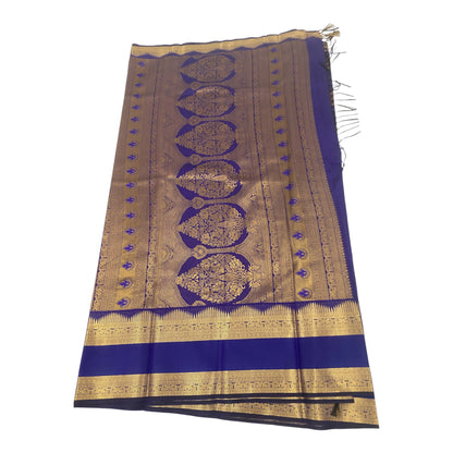 Kanchi Fancy Semi Silk Saree | Royal Blue Saree