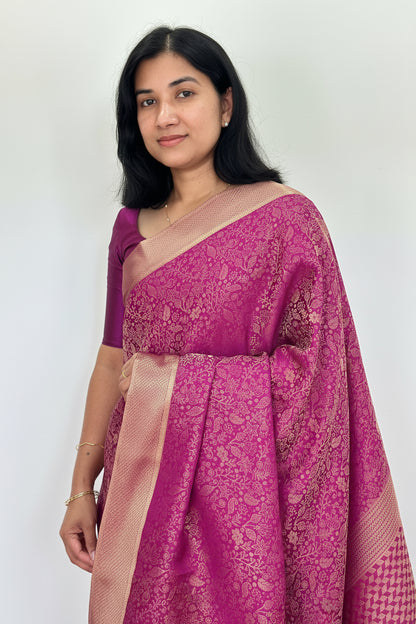 Handloom Pure Mysore Silk Saree – Lightweight Elegant Silk Saree | Australia