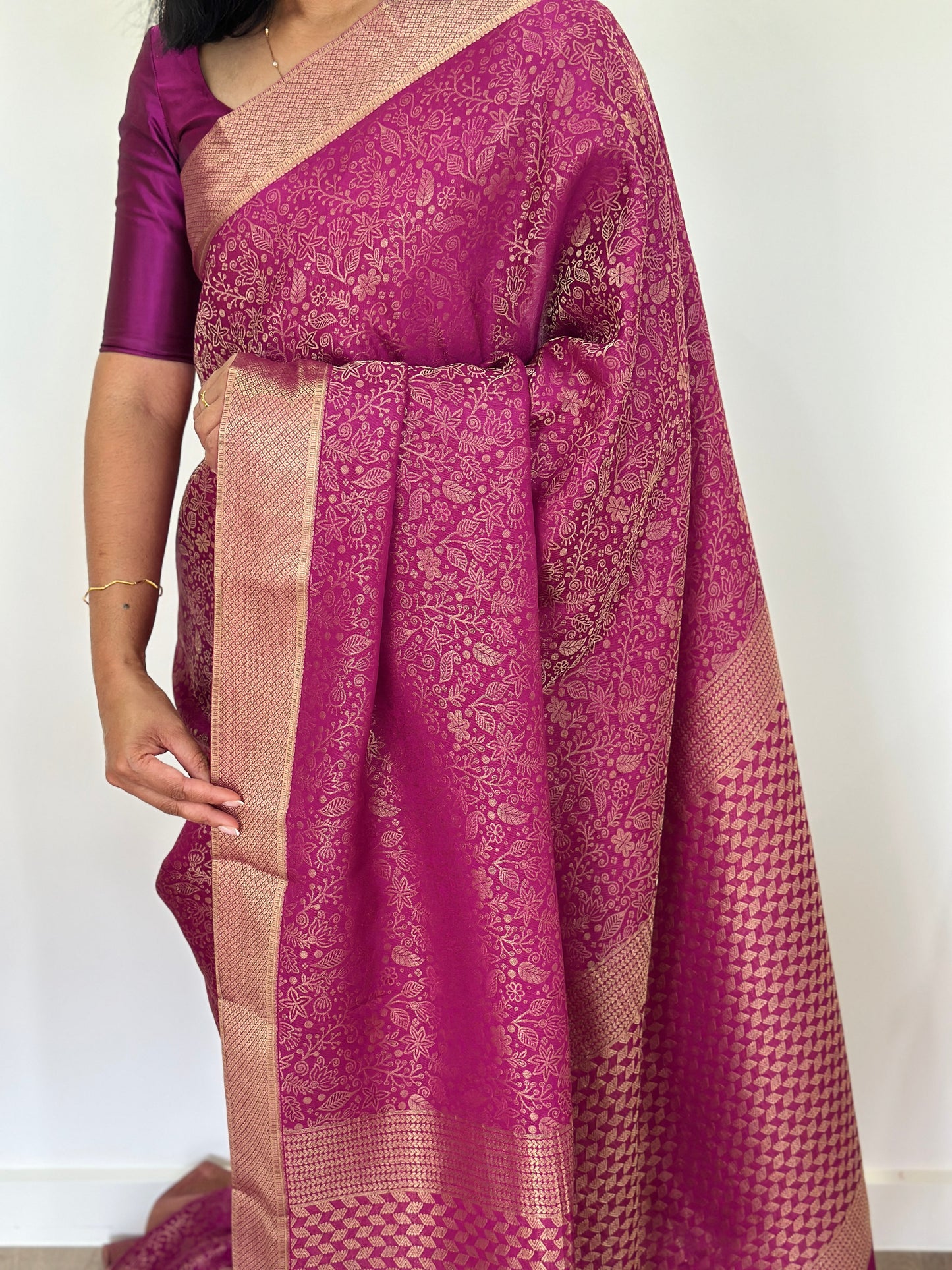 Handloom Pure Mysore Silk Saree – Lightweight Elegant Silk Saree | Australia