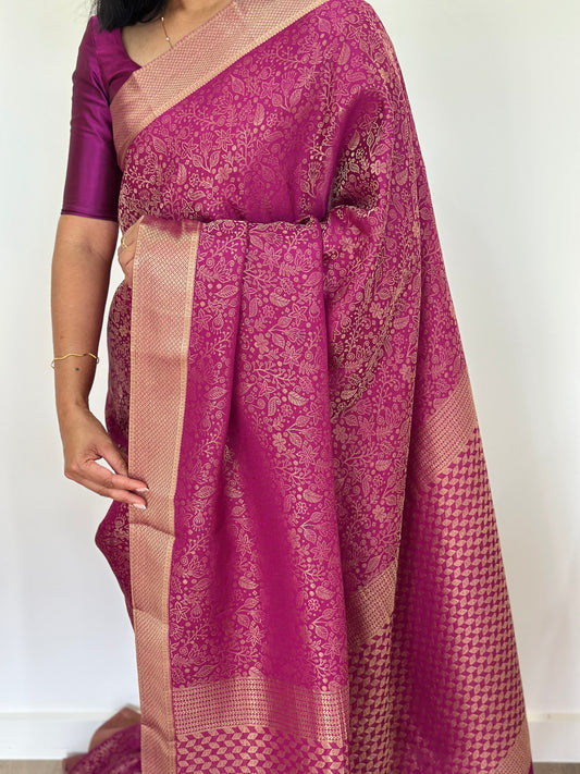 Handloom Pure Mysore Silk Saree – Lightweight Elegant Silk Saree | Australia