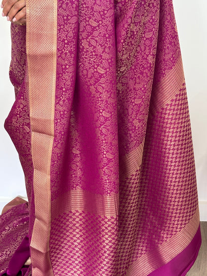 Handloom Pure Mysore Silk Saree – Lightweight Elegant Silk Saree | Australia