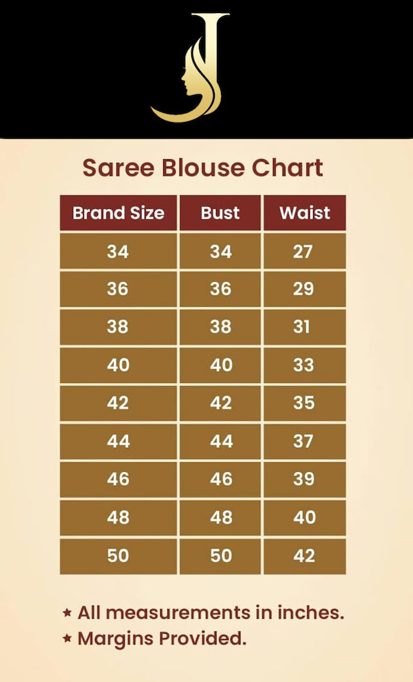 Blouse Size Chart for Measurements – Chidiyaa