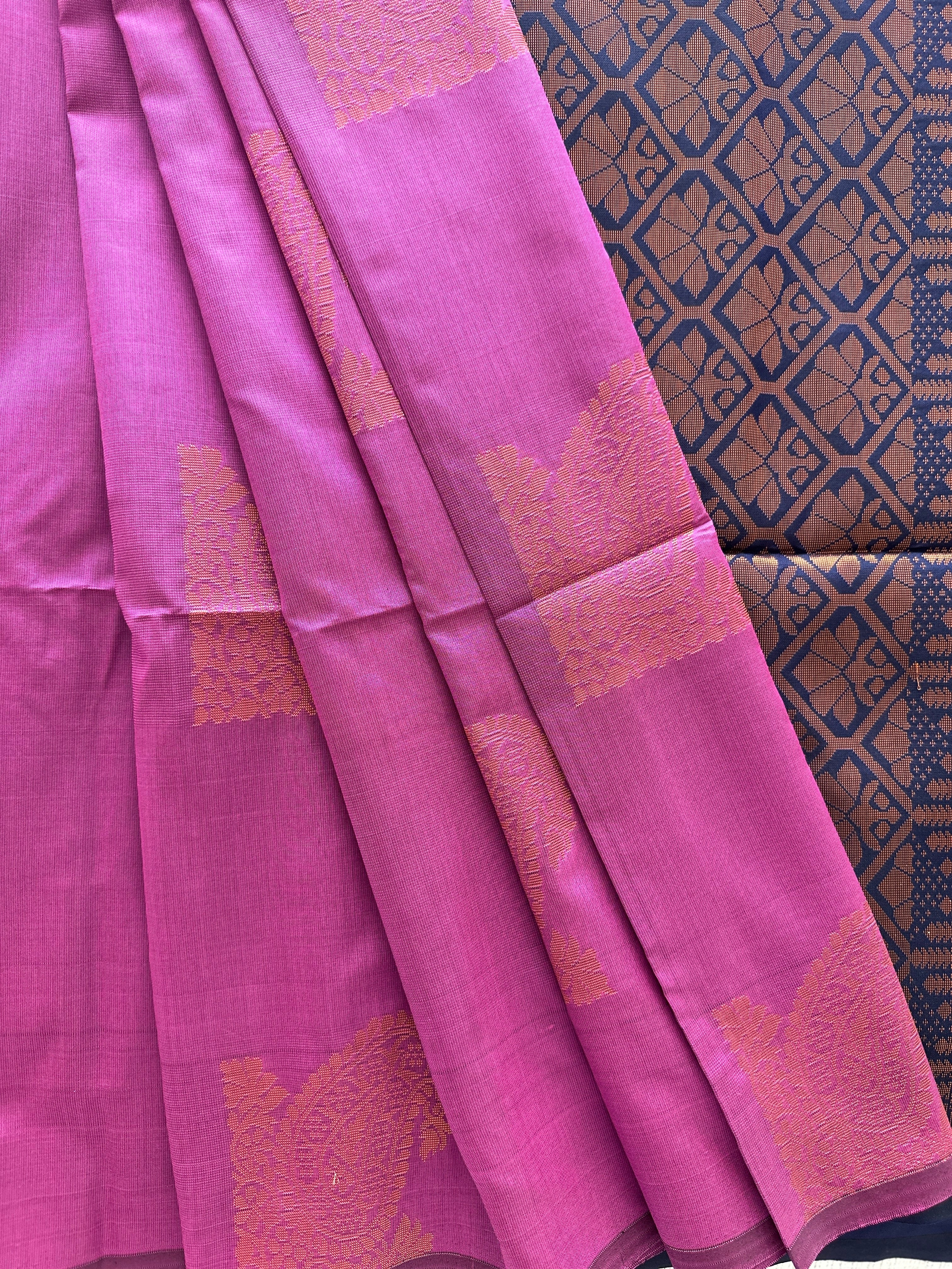 Kanchipuram semi Soft silk model saree