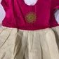 Pink Kids Onam Dress - Stitched