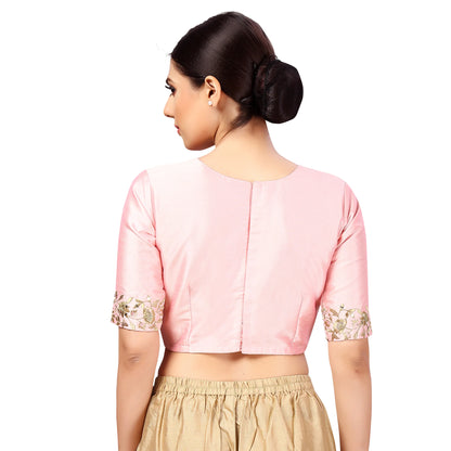 Embroidered Blouse - Light Pink