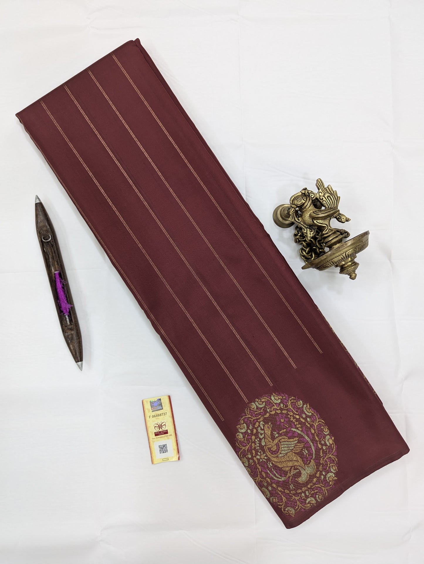 Pure Kanchipuram Silk Saree | 2G Zari | Silk Mark Certified