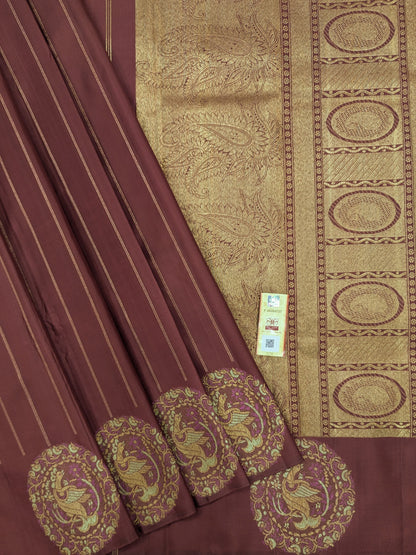 Pure Kanchipuram Silk Saree | 2G Zari | Silk Mark Certified