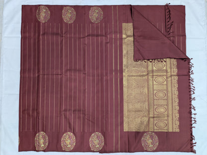 Pure Kanchipuram Silk Saree | 2G Zari | Silk Mark Certified