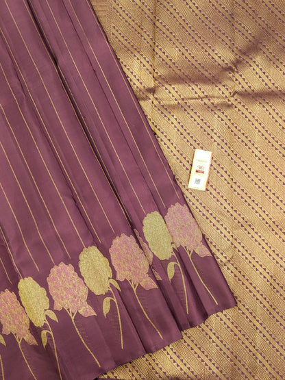 Pure Kanchipuram Silk Designer Saree | 1G Zari | Silk Mark Certified