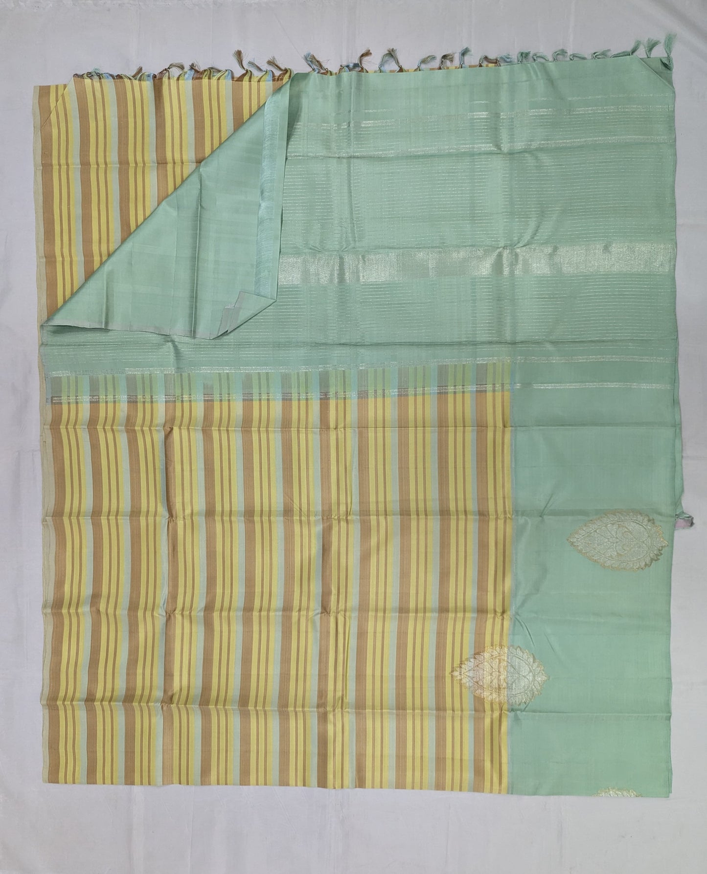 Pure Kanchipuram Silk Designer Saree | 1G Zari | Silk Mark Certified