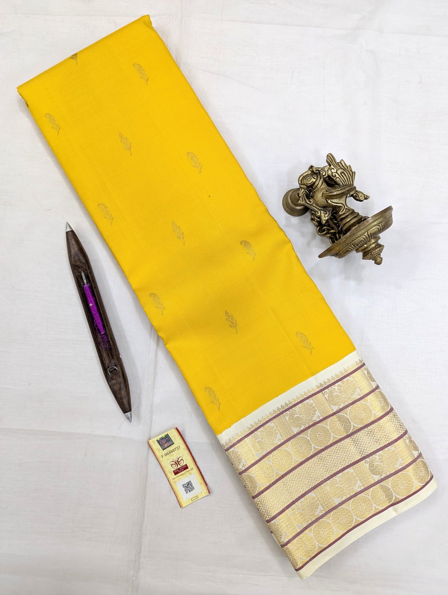 Pure Kanchipuram Silk Saree | 1G Zari | Silk Mark Certified