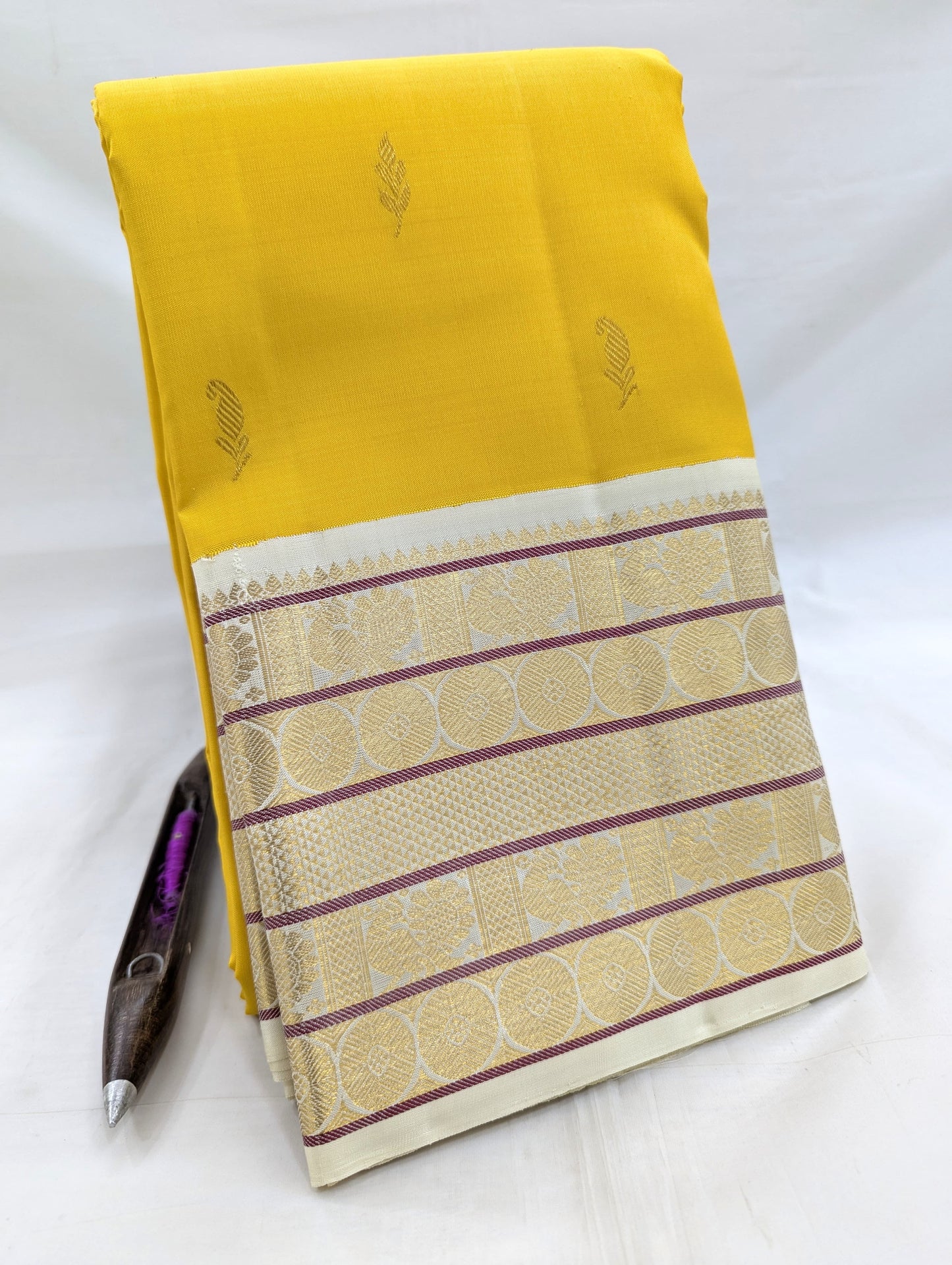 Pure Kanchipuram Silk Saree | 1G Zari | Silk Mark Certified