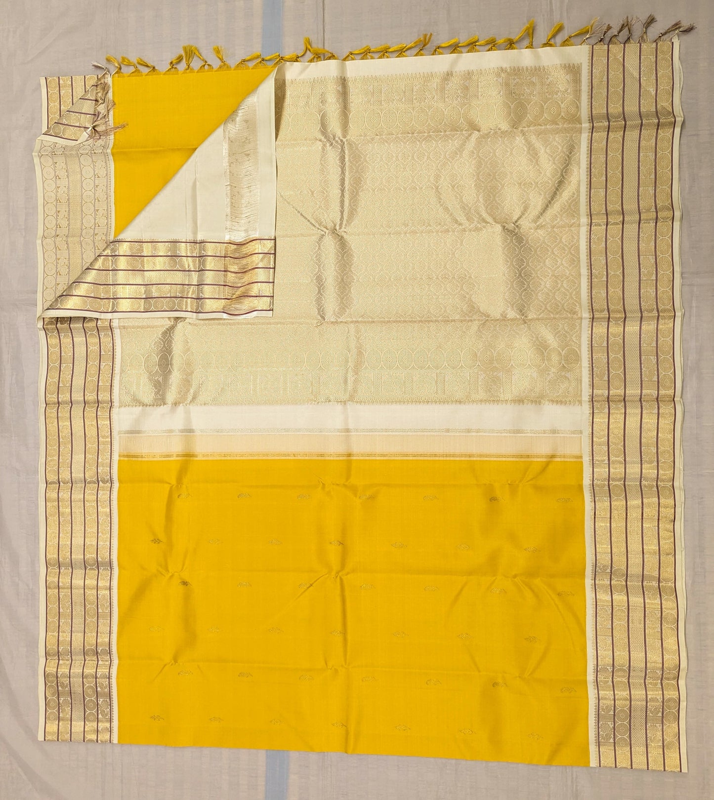 Pure Kanchipuram Silk Saree | 1G Zari | Silk Mark Certified