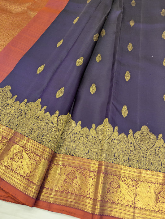 Pure Kanchipuram Silk Saree | 1G Zari | Silk Mark Certified
