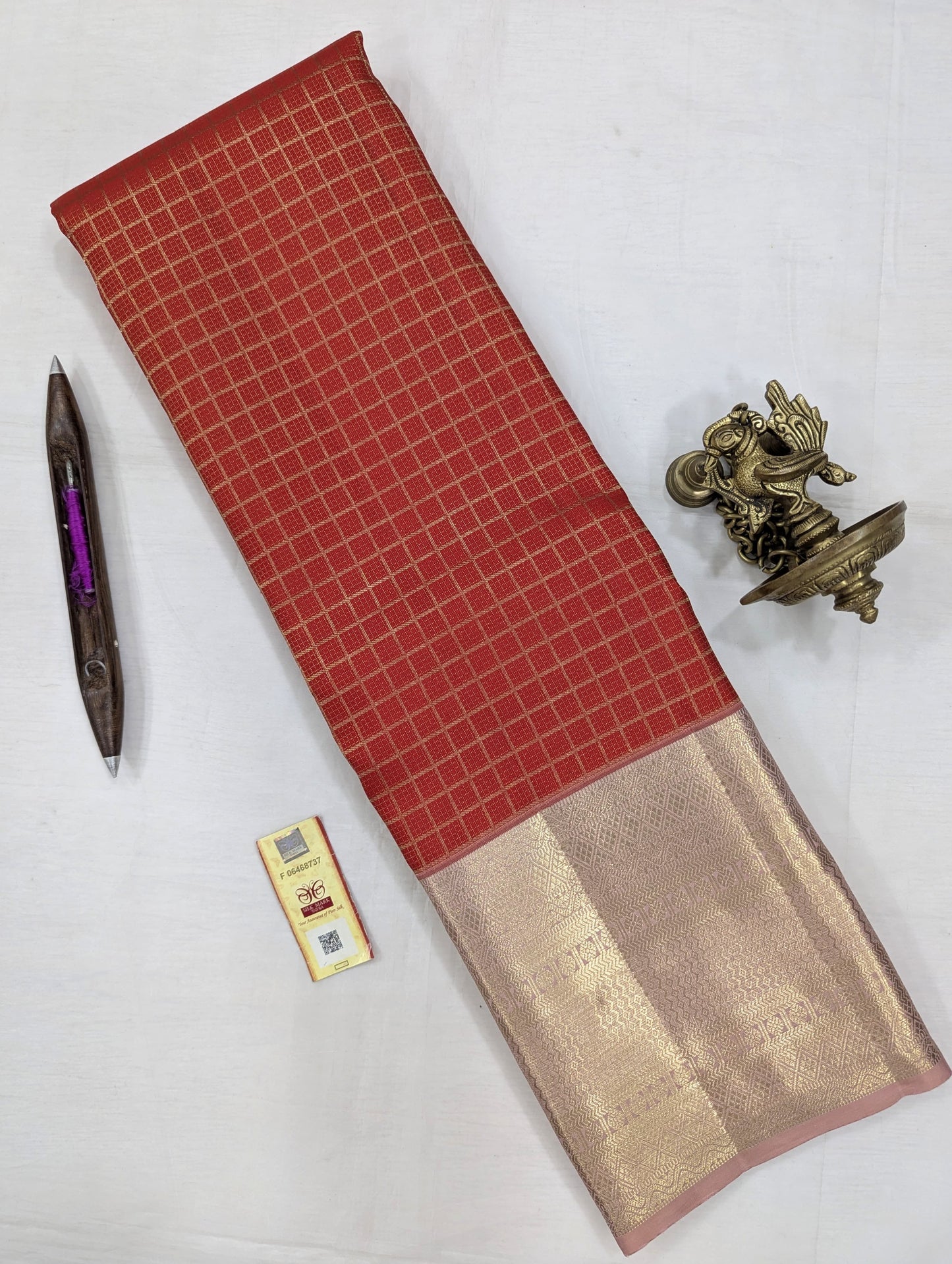 Pure Kanchipuram Silk Saree | 1G Zari | Silk Mark Certified
