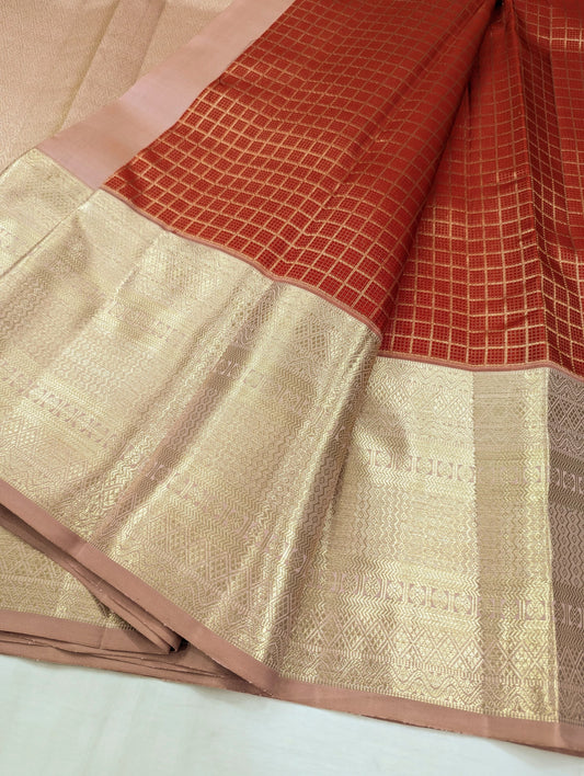 Pure Kanchipuram Silk Saree | 1G Zari | Silk Mark Certified