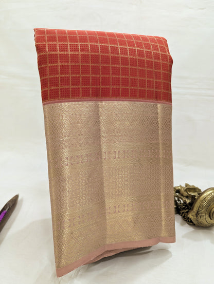Pure Kanchipuram Silk Saree | 1G Zari | Silk Mark Certified