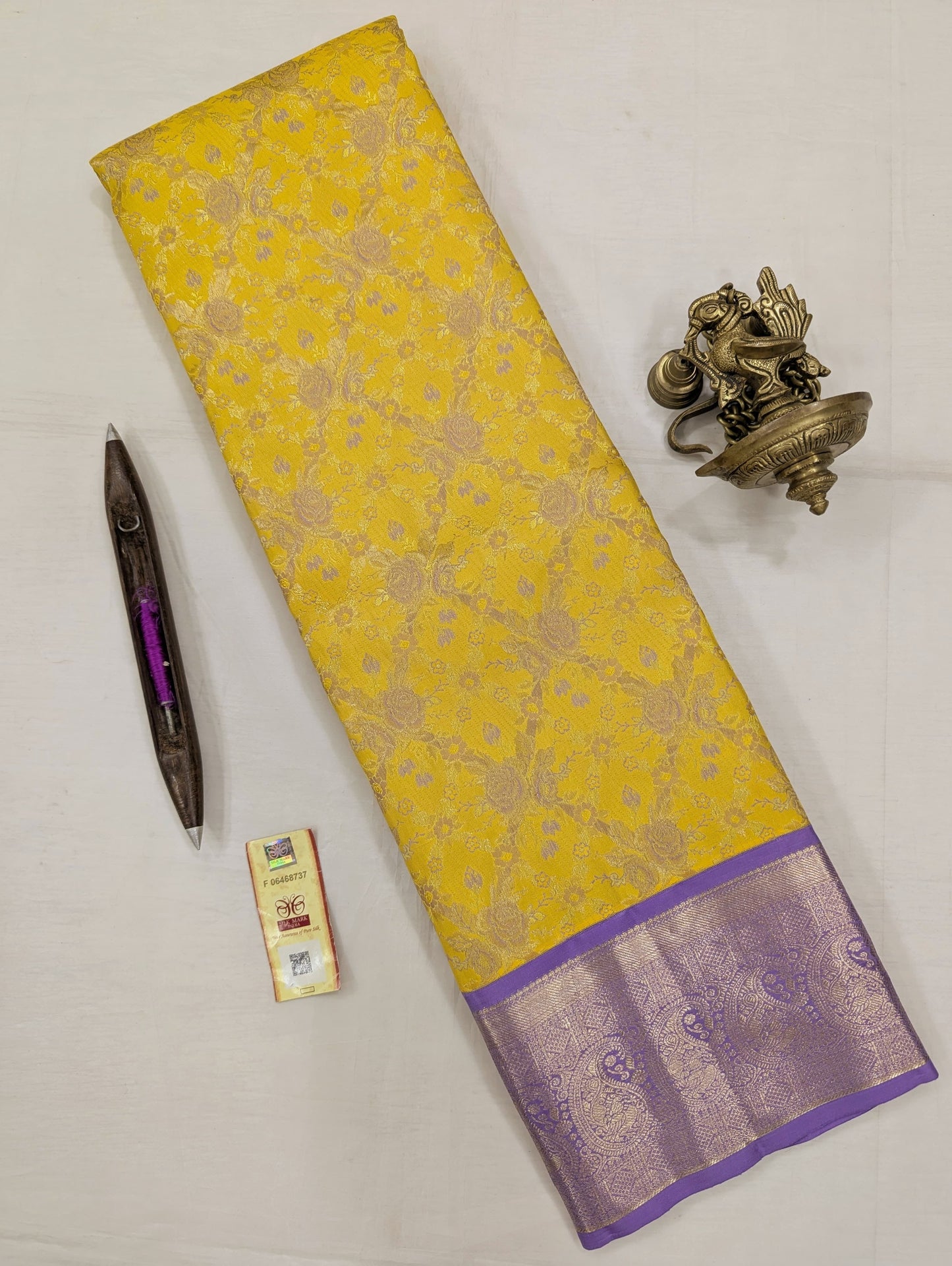 Pure Kanchipuram Silk Saree | 1G Zari | Silk Mark Certified