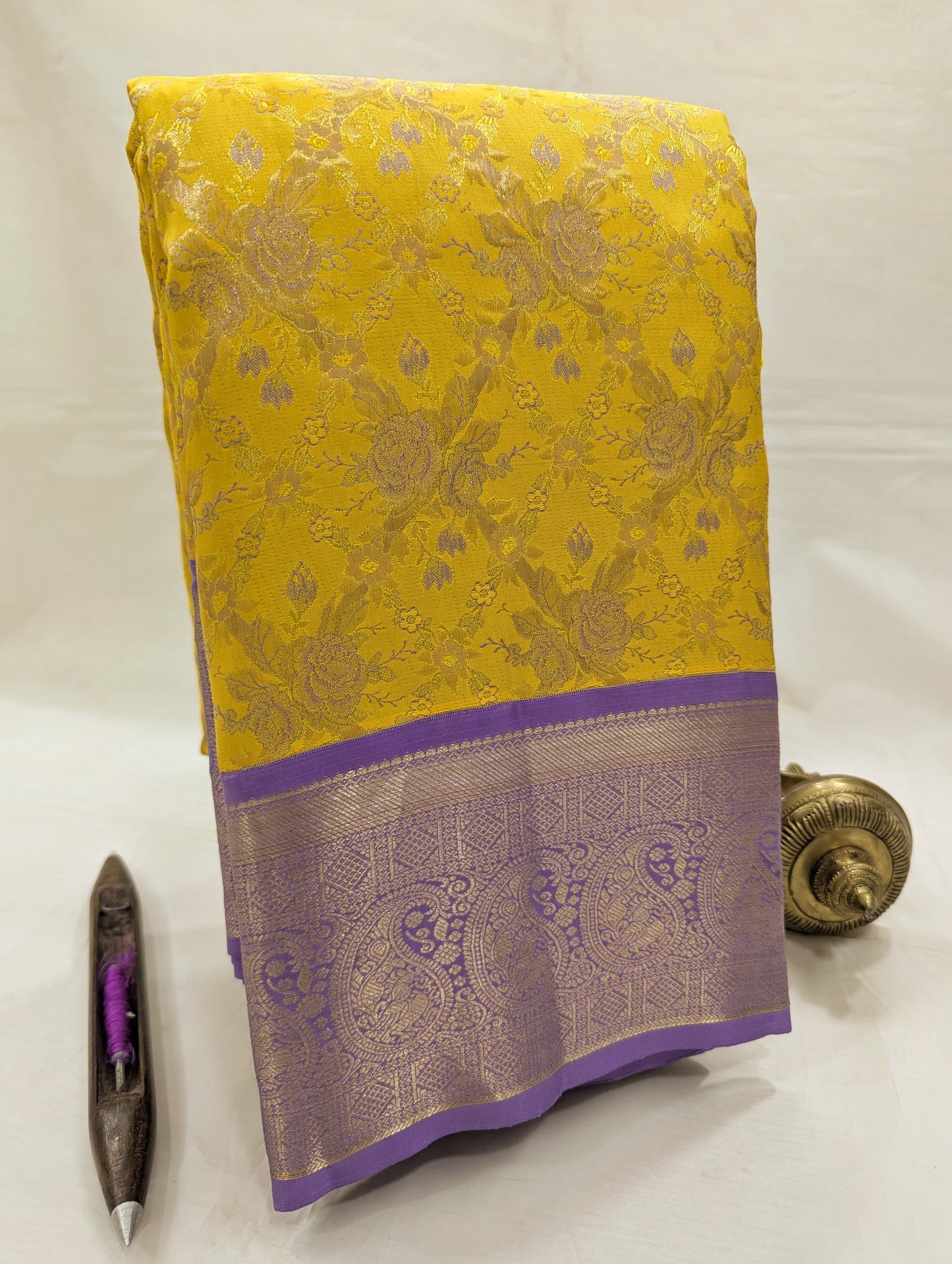 Pure Kanchipuram Silk Saree | 1G Zari | Silk Mark Certified