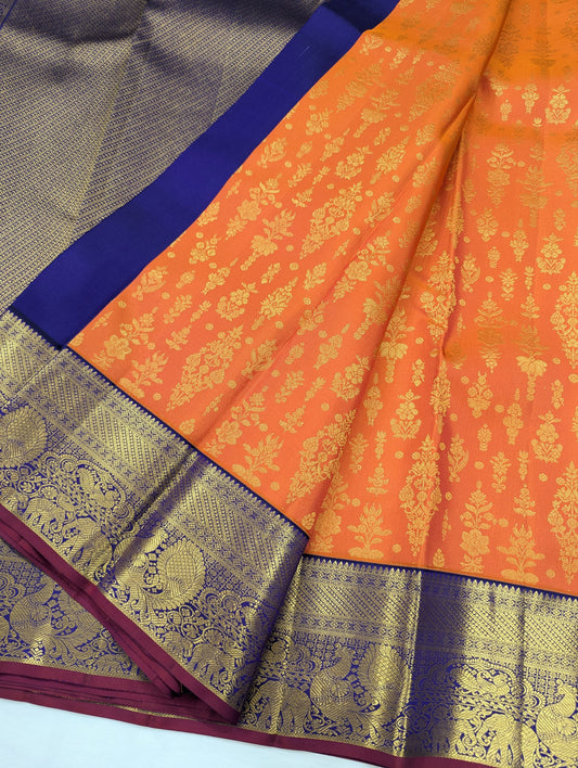 Pure Kanchipuram Silk Saree | 1G Zari | Silk Mark Certified