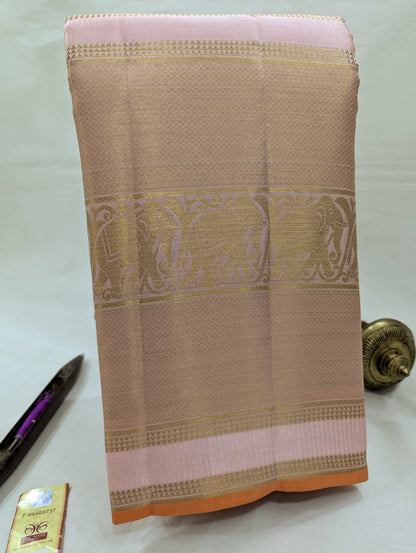 Pure Kanchipuram Silk Saree | 1G Zari | Silk Mark Certified