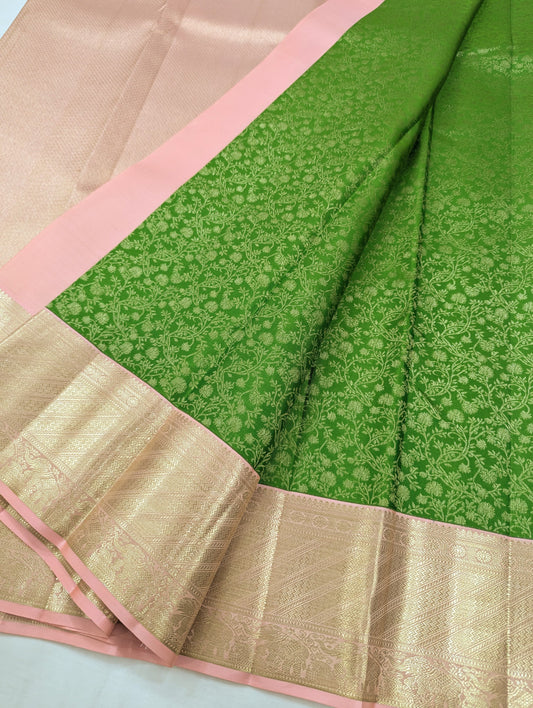 Pure Kanchipuram Silk Saree | 1G Zari | Silk Mark Certified