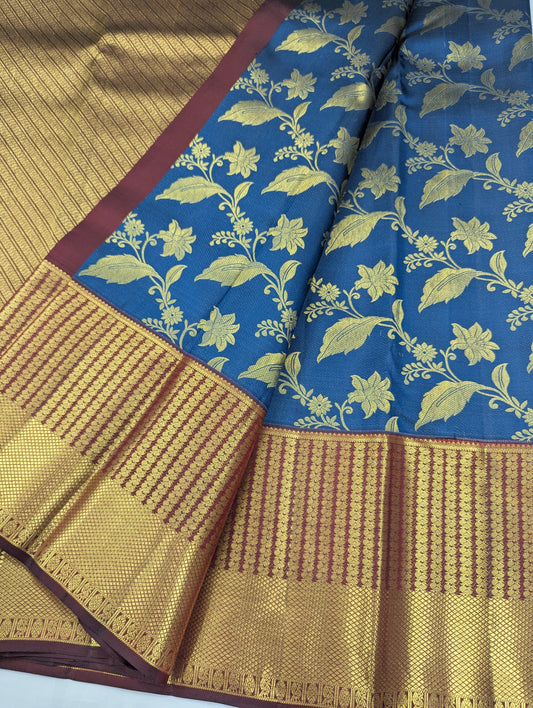 Pure Kanchipuram Silk Saree | 1G Zari | Silk Mark Certified
