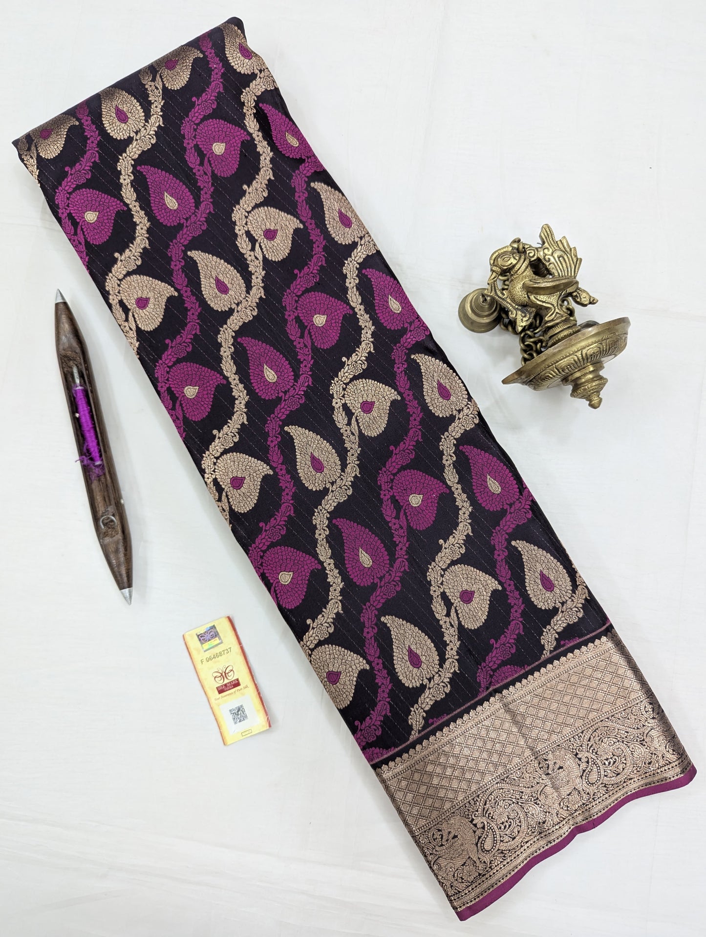 Pure Kanchipuram Silk Saree | 1G Zari | Silk Mark Certified
