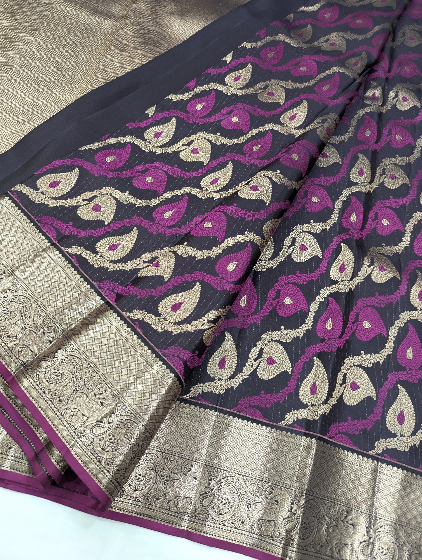 Pure Kanchipuram Silk Saree | 1G Zari | Silk Mark Certified