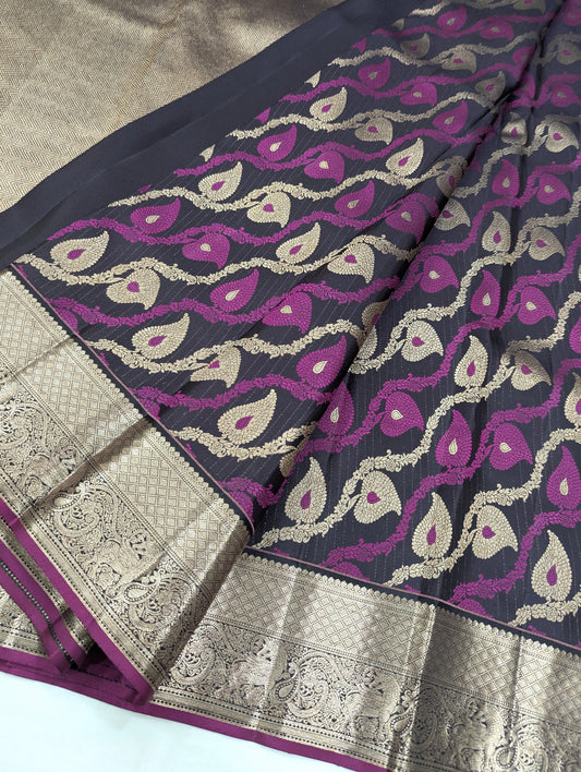 Pure Kanchipuram Silk Saree | 1G Zari | Silk Mark Certified